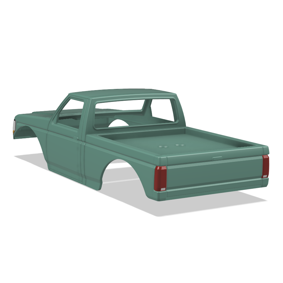 Americana Scale OBS Truck Body 3D Print File