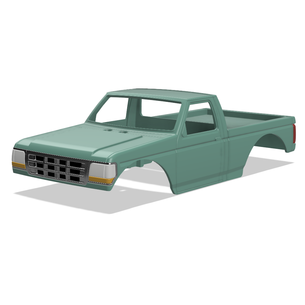 Americana Scale OBS Truck Body 3D Print File
