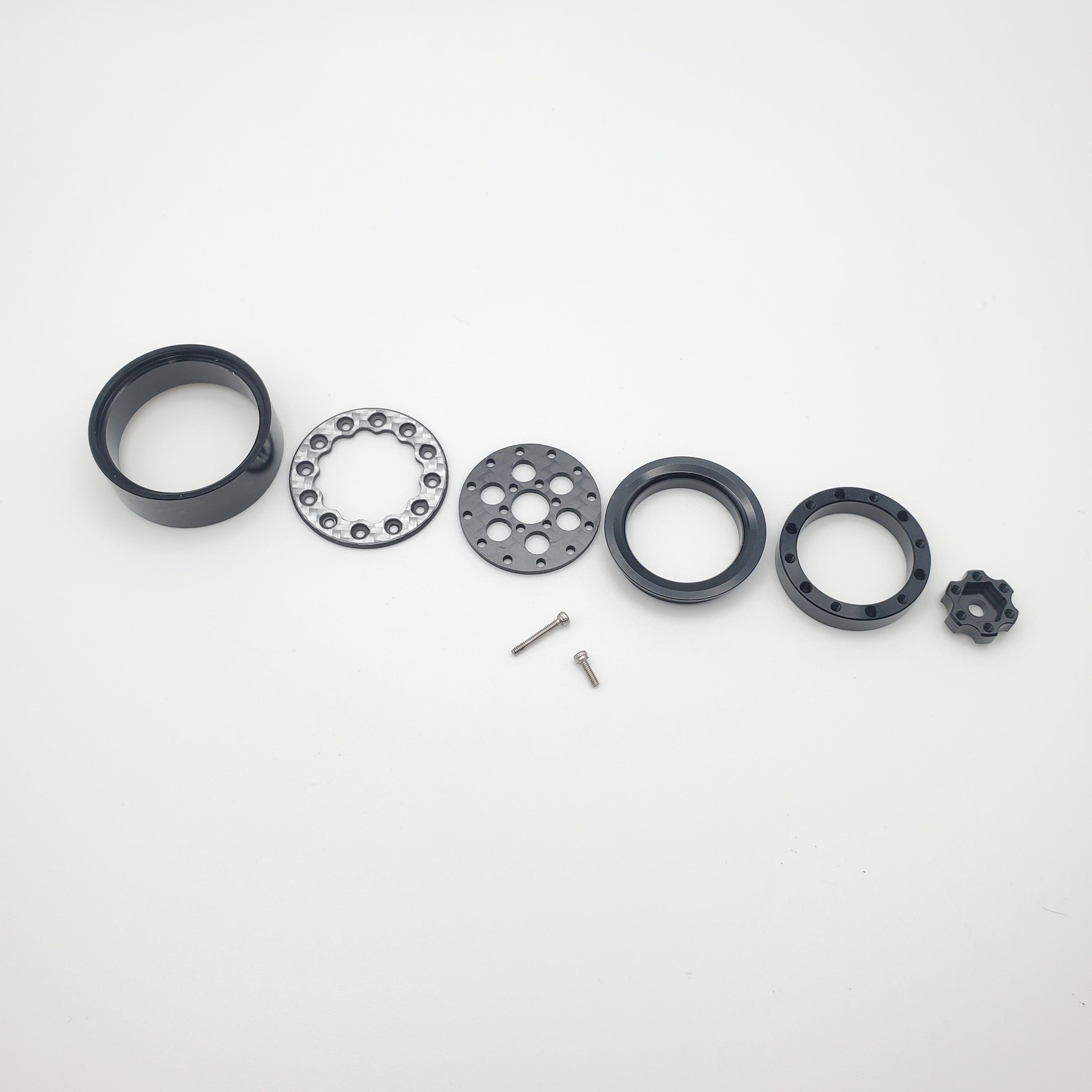 1.0" Carbon Fiber Dual-Offset Wheel