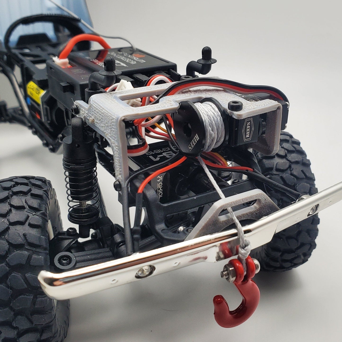 Sub-Micro Servo Winch Mount For SCX24™ C-10 (PRE-ORDER)