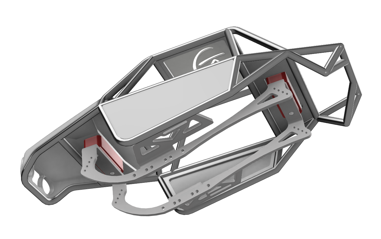 Canyon Master Cage Kit 3D Print File for 155mm RF Chassis