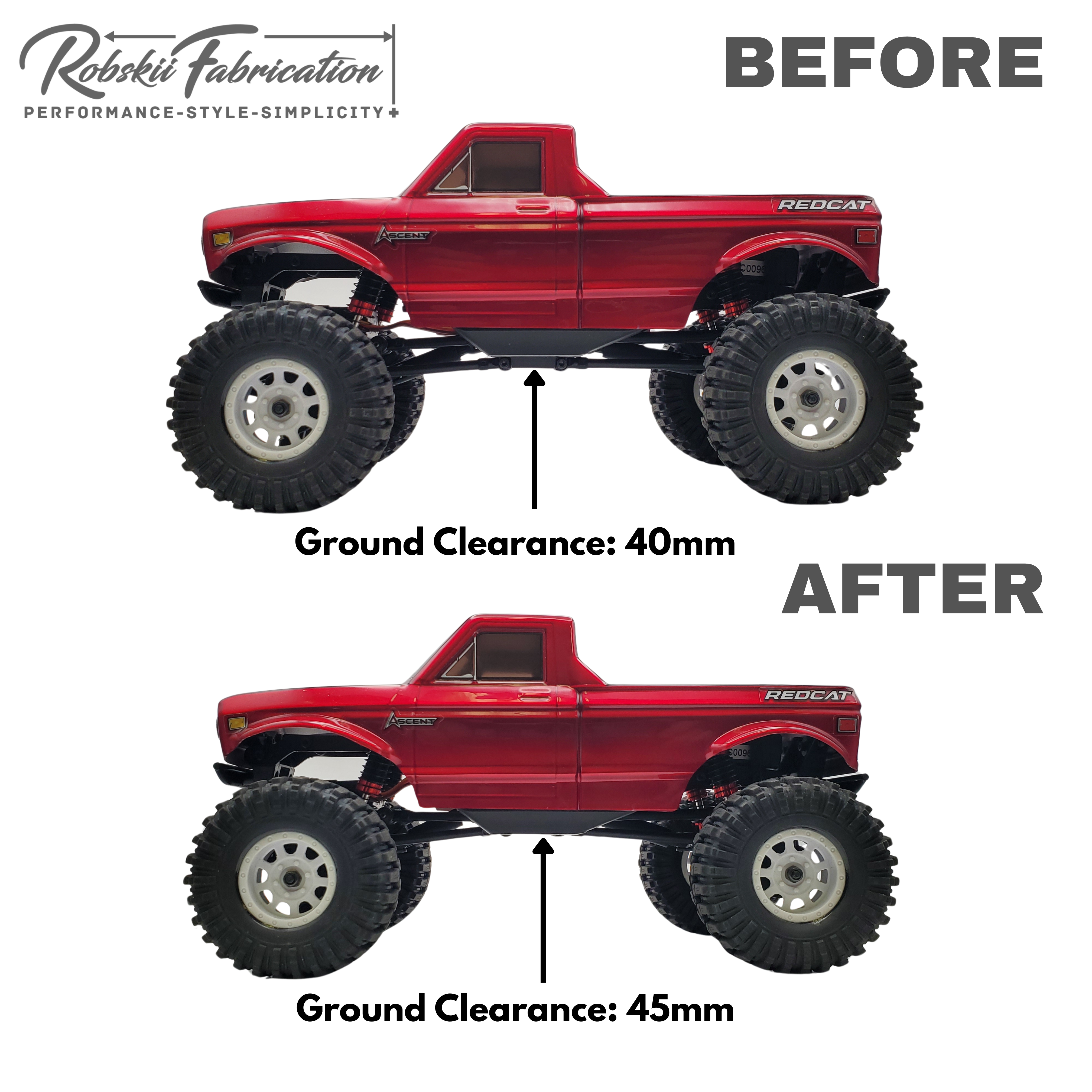 Delrin Flat Skid for Ascent 18
