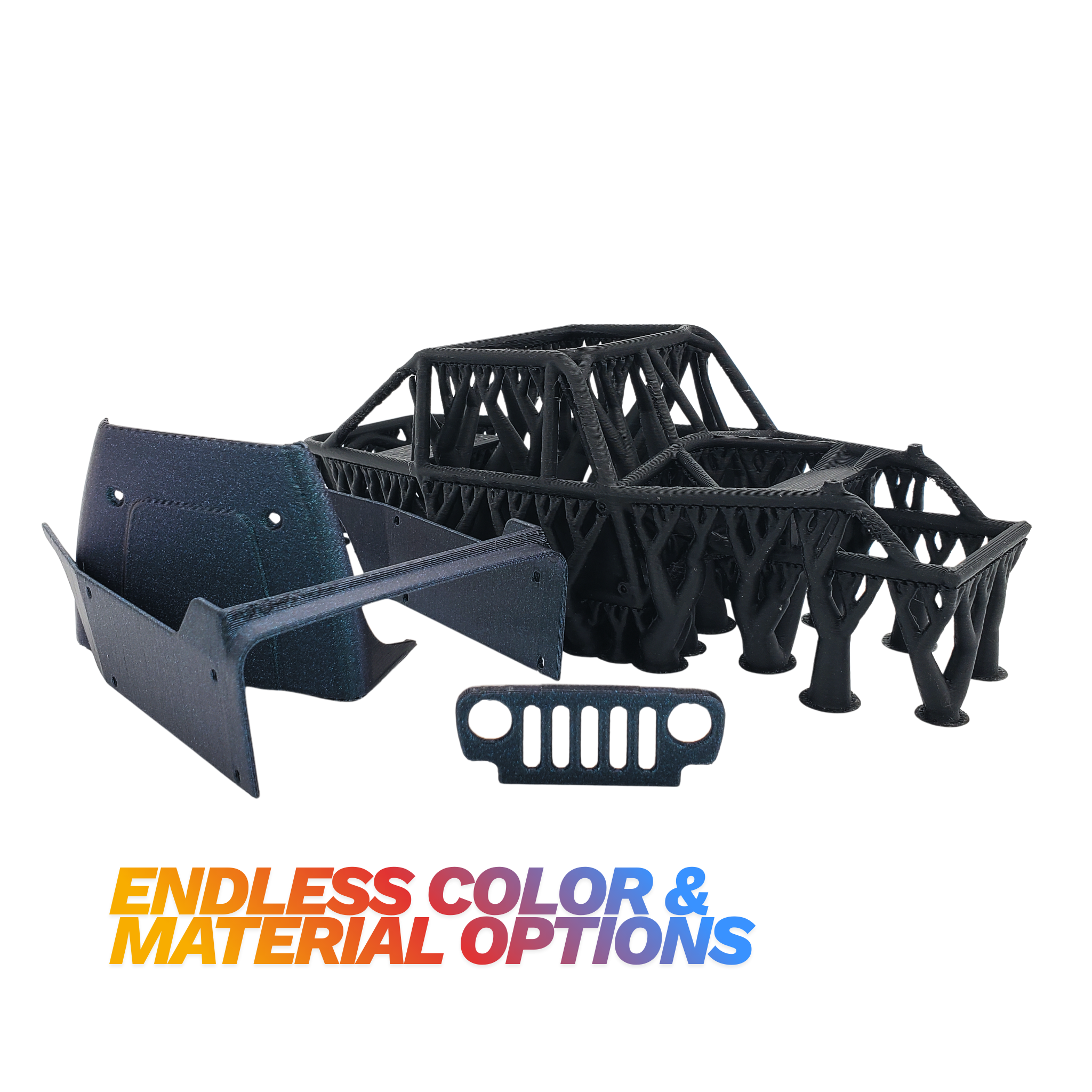 Divide Tube Chassis 3D Print File
