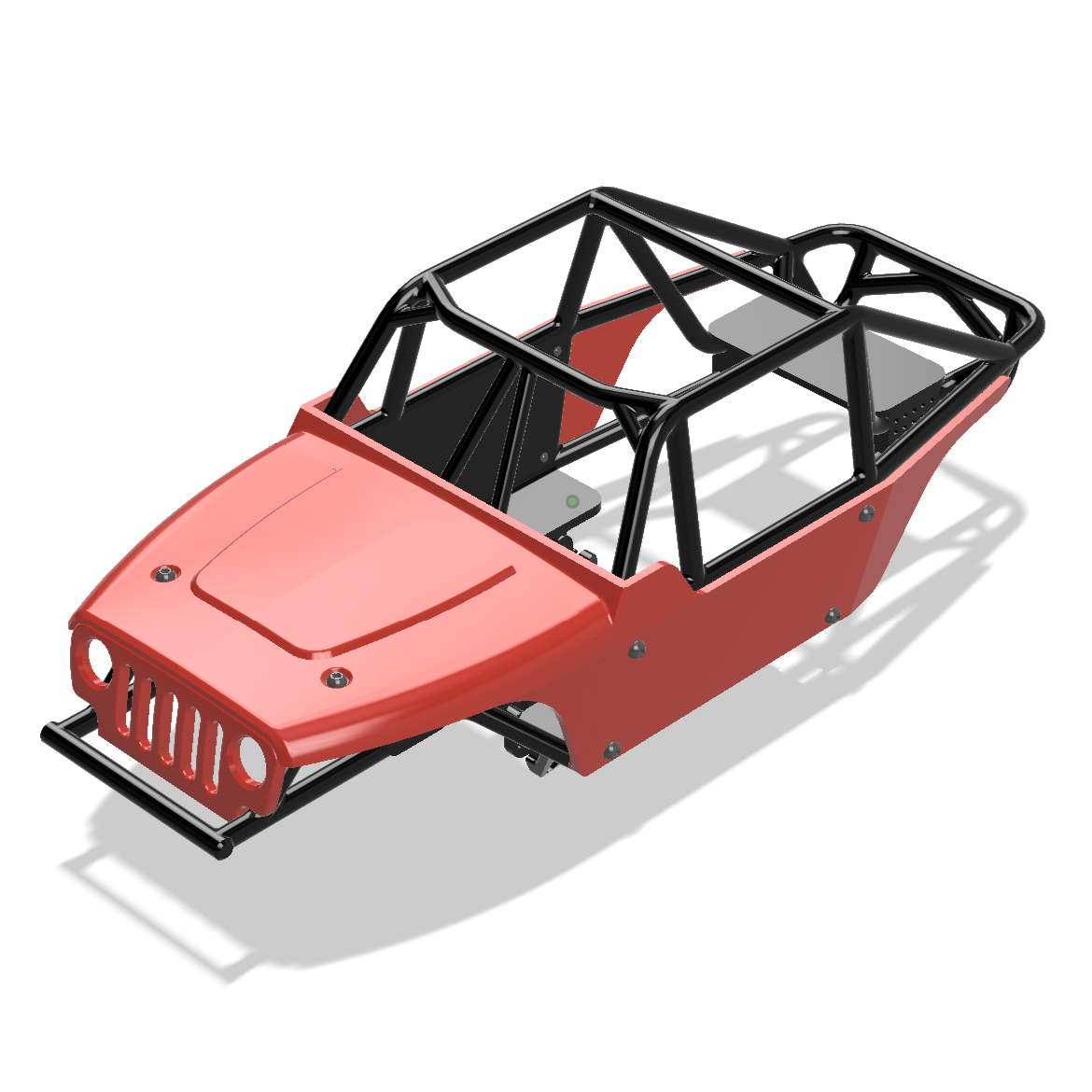 Divide Tube Chassis 3D Print File