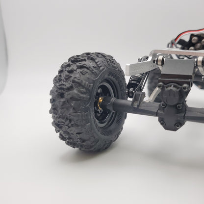 1.0" Carbon Fiber Dual-Offset Wheel