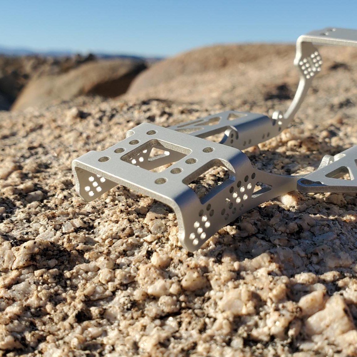V2 One-Peice Chassis for SCX24™ - Raw Aluminum